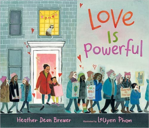 Book cover for Love is Powerful as an example of kindergarten books