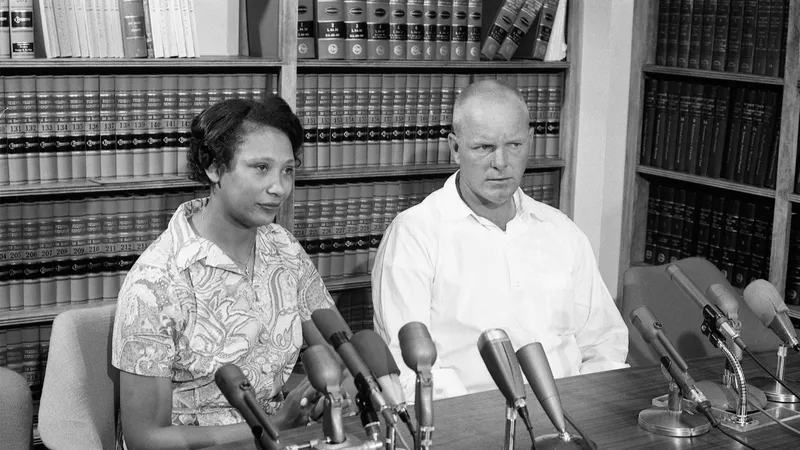 Mildred and Richard Loving from the Loving v Virginia case 