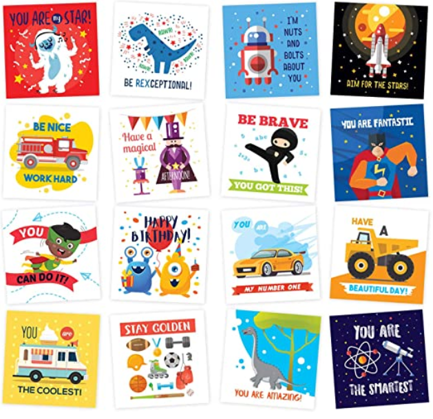 20 Free or Inexpensive Surprises You Can Send Students in the Mail Lunchbox notes