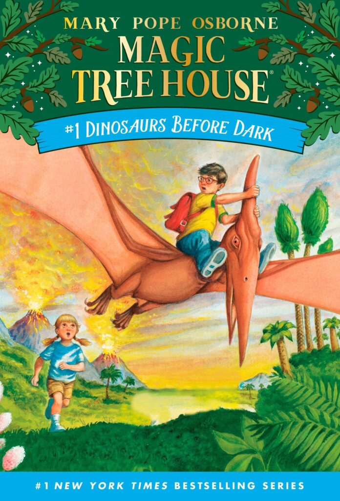 Book cover of Magic Tree House series by Mary Pope Osborne 