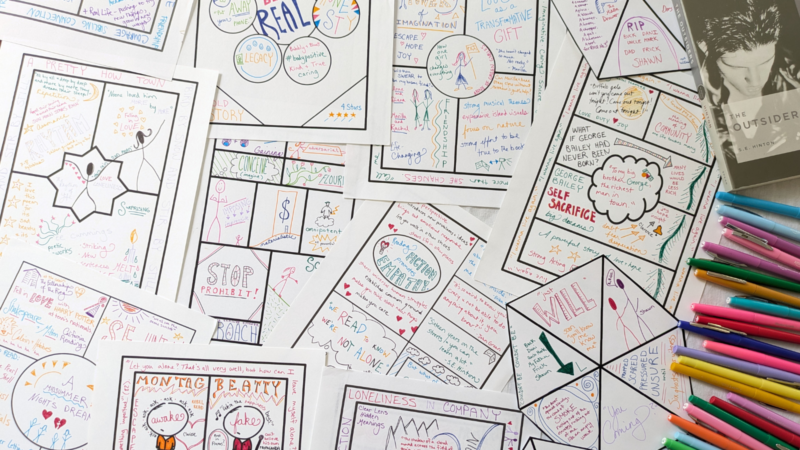 many-one-pagers Examples of 'one-pagers' laid out on a table