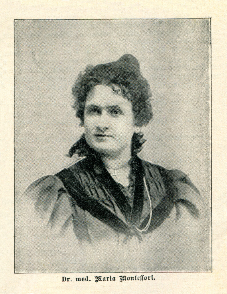 Portrait of Maria Montessori in 1897