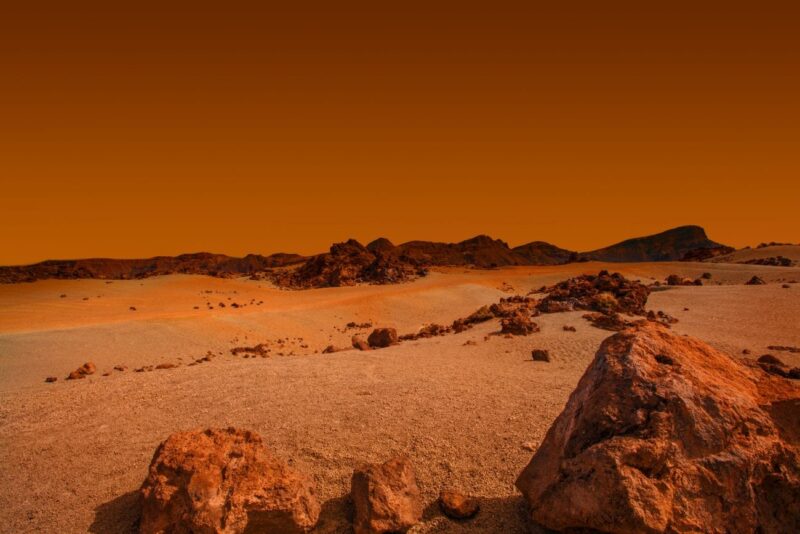 Mars landscape