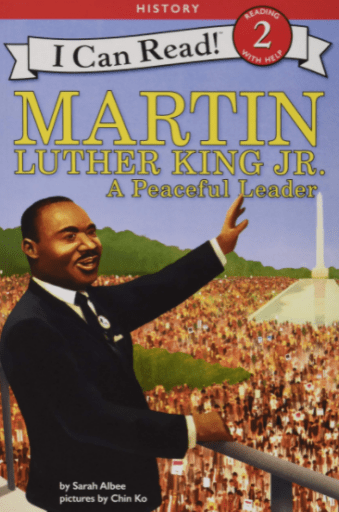 Cover illustration of Martin Luther King Jr. A Peaceful Leader