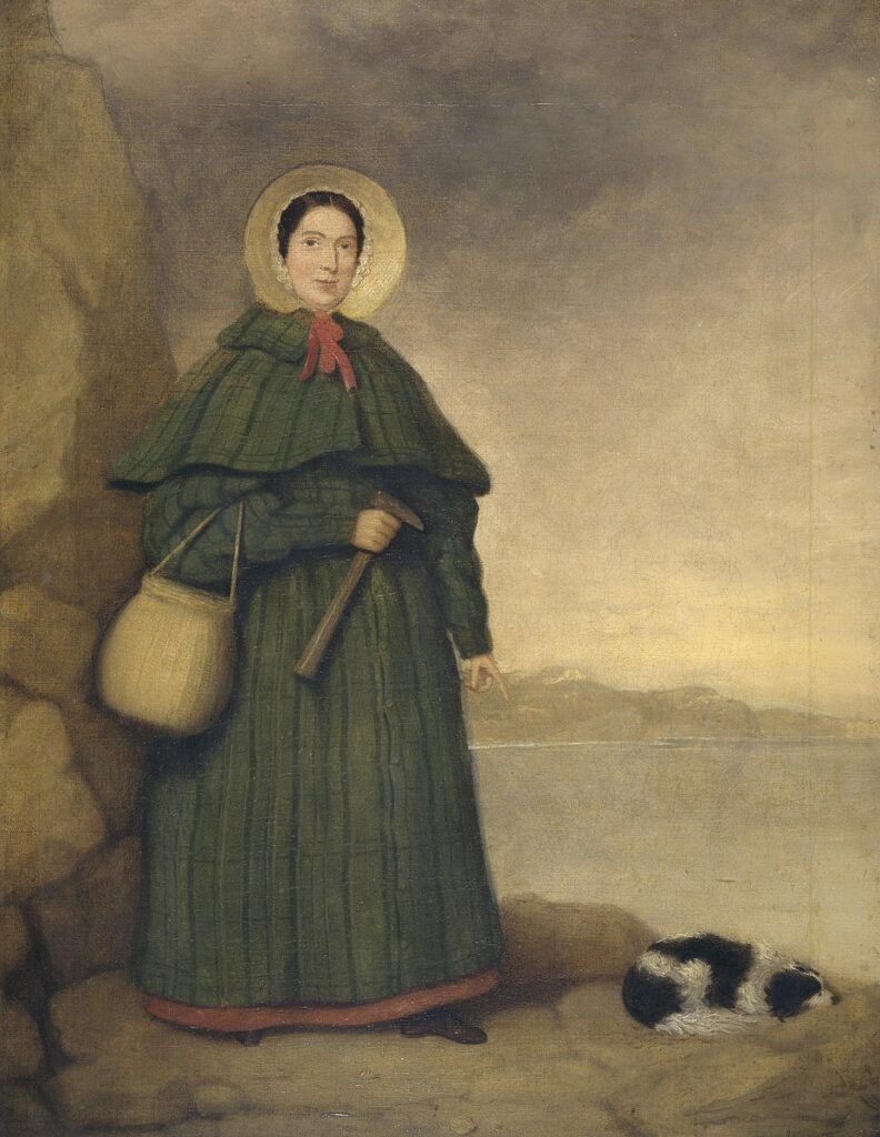 portrait of palentologist mary anning famous scientist