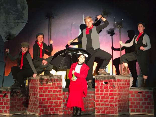 Mary Poppins cast- musicals for high schools