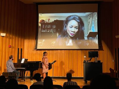 Guest artist opera singer Denyce Graves in a master class
