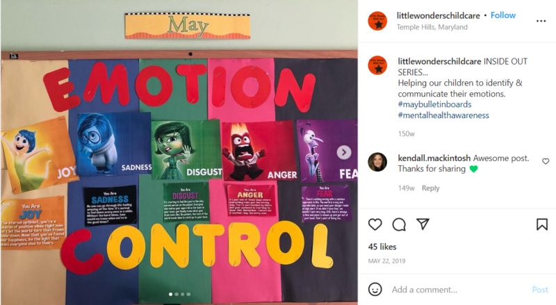 Emotion Control bulletin board