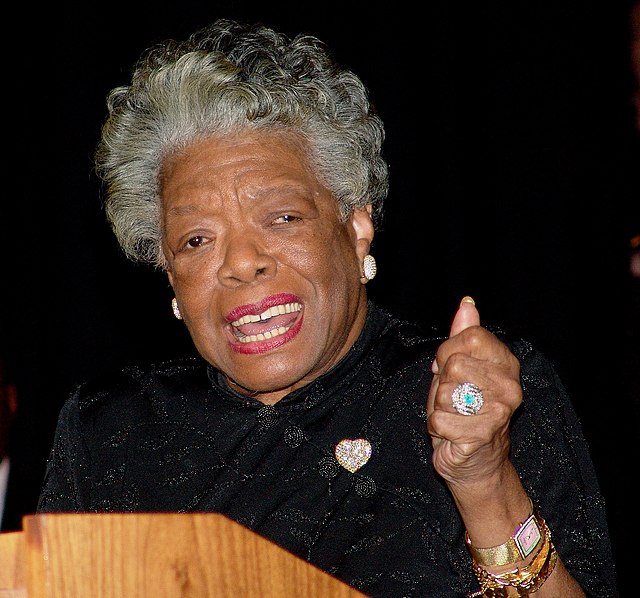 Maya Angelou, famous poet