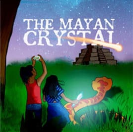 Mayan Crystal podcast for kids logo