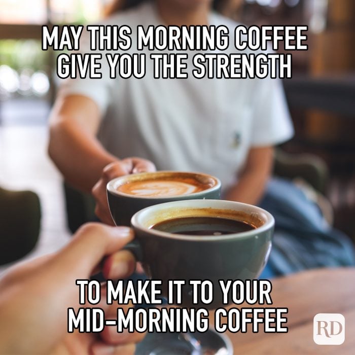 mid-morning coffee meme