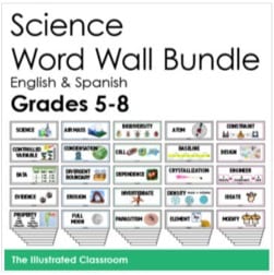 "science word wall bundle" by The Illustrated Classroom