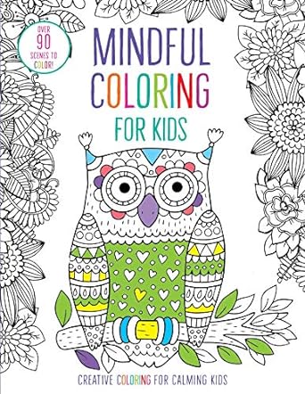 mindful coloring book cover 