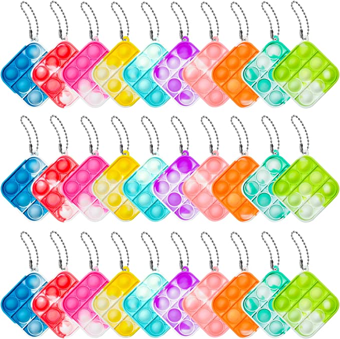 Set of mini pop fidget toys for phonological awareness activities