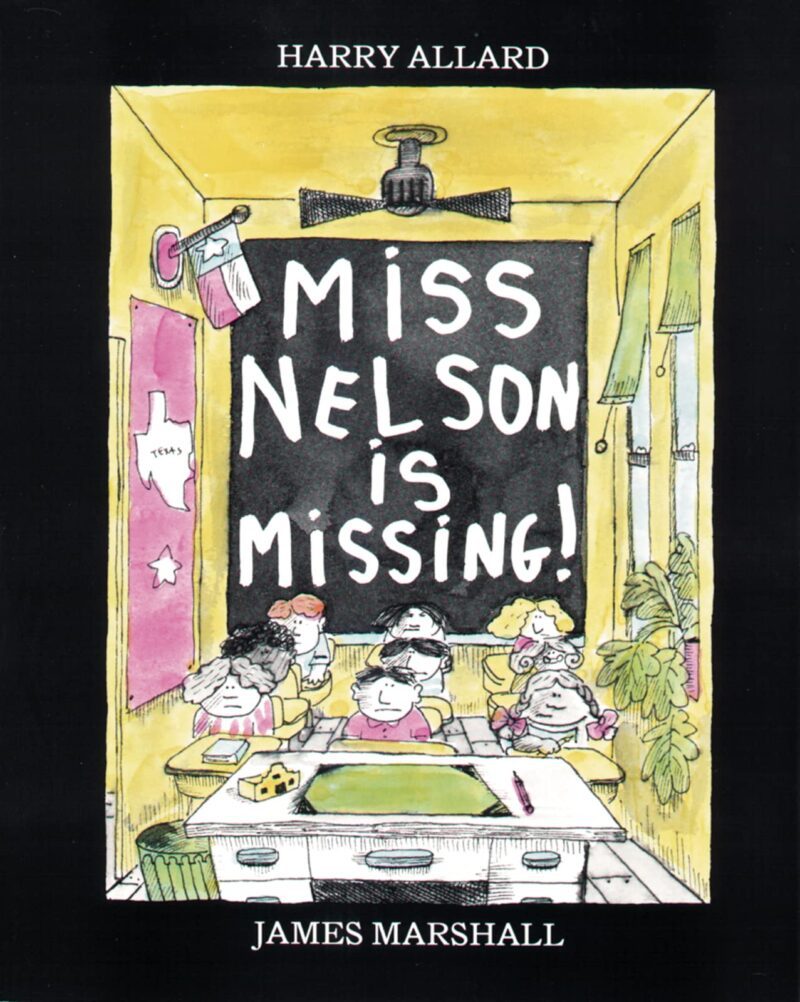Cover of Miss Nelson is Missing by Harry Allard, as an example of 90s children's books