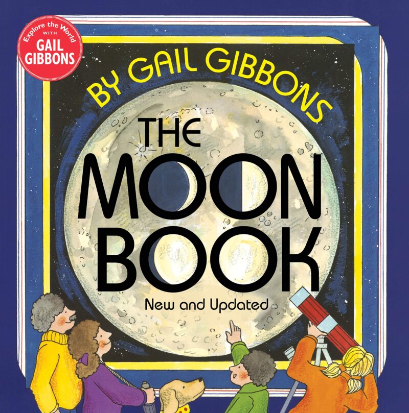Book cover for The Moon Book as an example of Children's Books About the Moon
