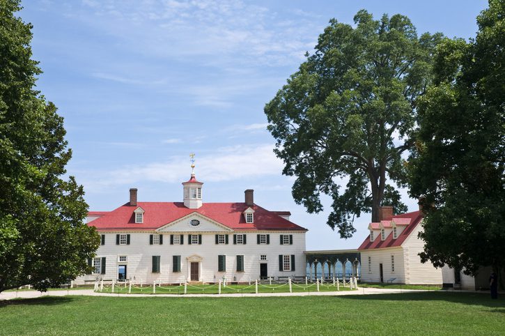 Mount Vernon, The home of former president of the USA George Washington