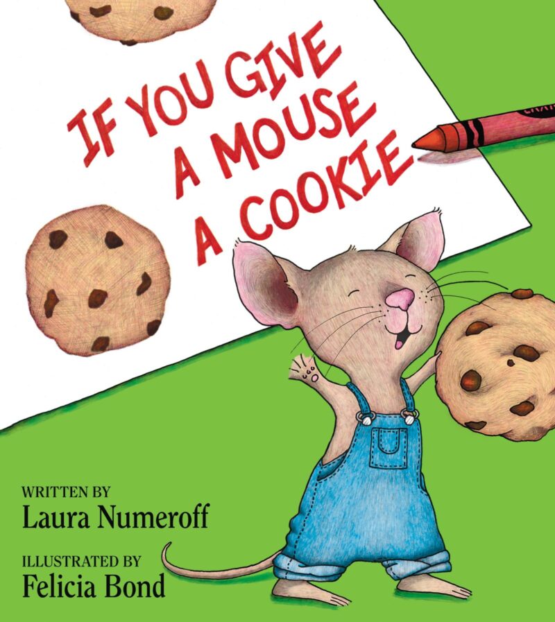 Cover of If You Give a Mouse a Cookie by Laura Numeroff, as an example of 90s children's books