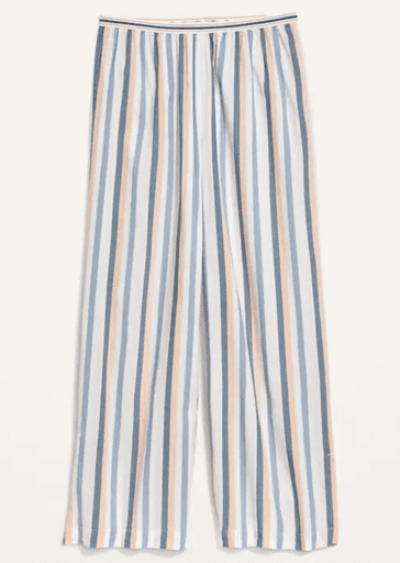 Multi-color stripe pajama pants