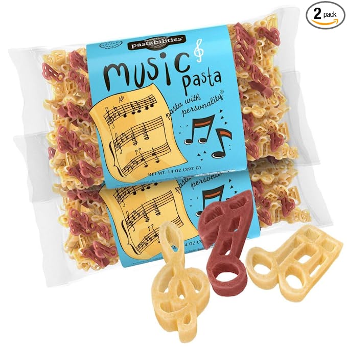 Music pasta, as an example of music teacher gifts