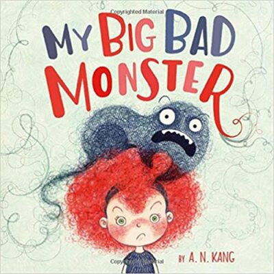 Book cover for My Big Bad Monster as an example of Kids Books About Monsters