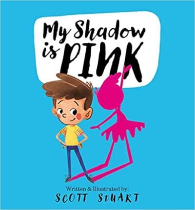 Book cover for My Shadow is Pink as an example of social skills books for kids