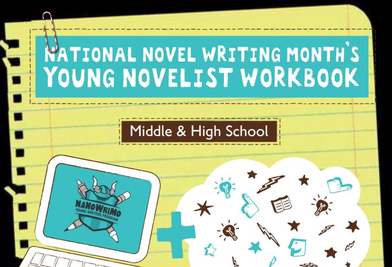 Workbook for middle and high school students to use for NaNoWriMo 2023