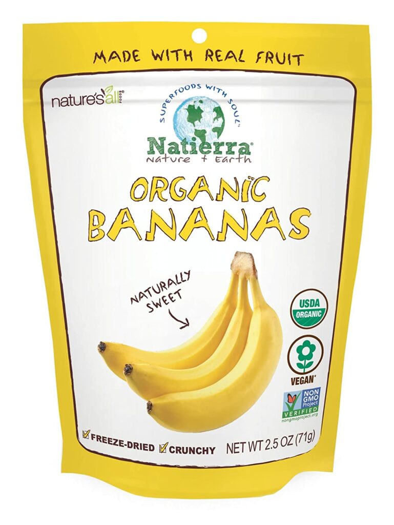 NATIERRA Freeze-Dried Bananas