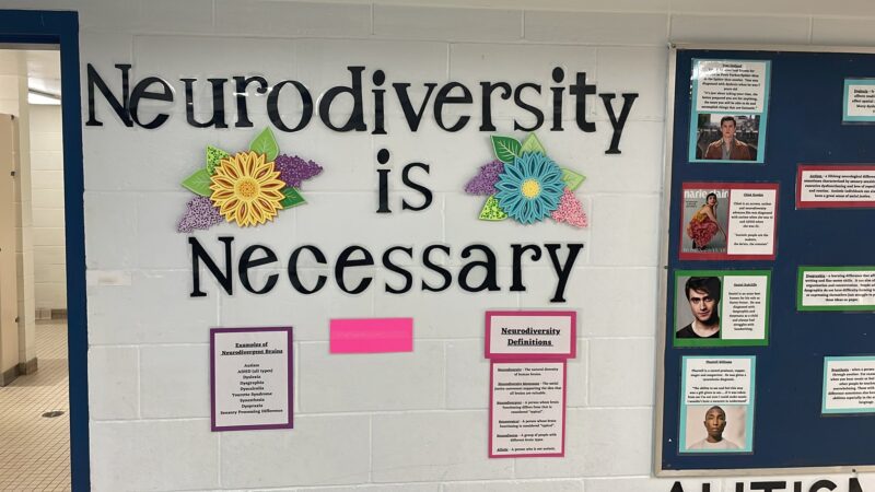 neurodiversity is necessity display for neurodiversity awareness 