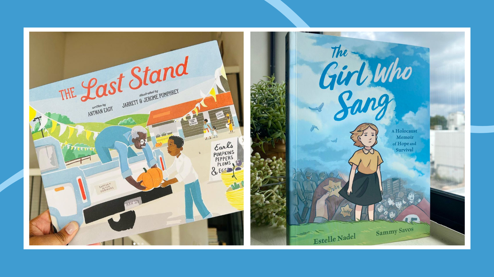 Collage of new books for January 2024, including The Last Stand and The Girl Who Sang