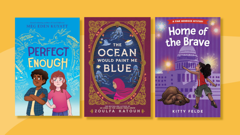 Covers of three new books for June 2026, Midsummer Sisters, The Ocean Would Paint Me Blue, and Home of the Brave