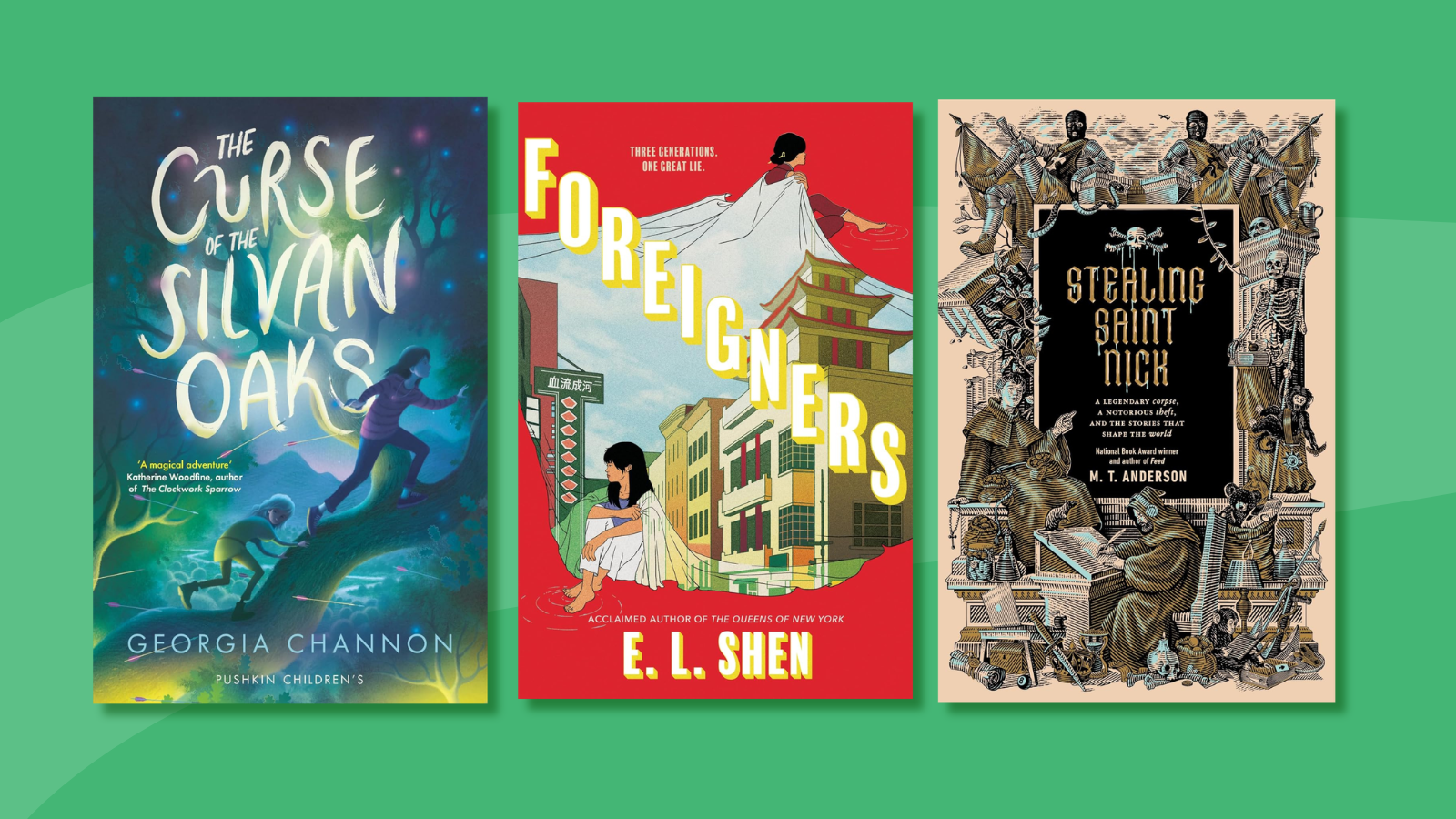 New books for September 2026 including The Curse of Silvan Oaks, Foreigners, and Stealing St. Nick