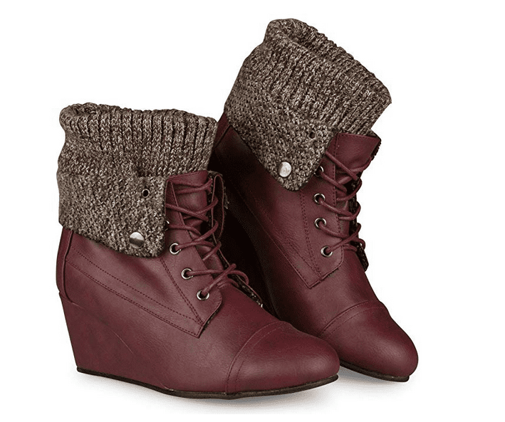 Twisted Nina Knit Cuff Wedge