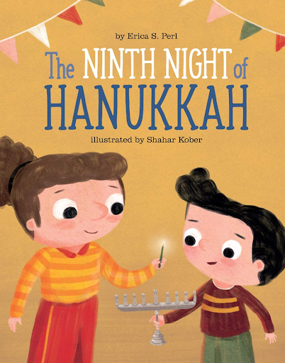 girl and boy light a menorah- The Ninth Night of Hanukkah- Hanukkah books