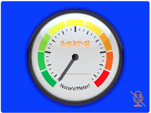 A gauge with green, yelow and red zones and the label Noise'O'Meter as an example of best noise meters