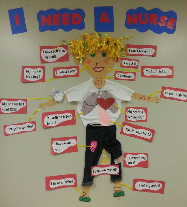 bulletin board for national school nurse day 