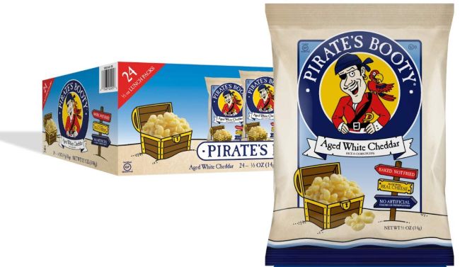 Nut-Free Snacks: Pirate's Booty cheddar cheese puffs