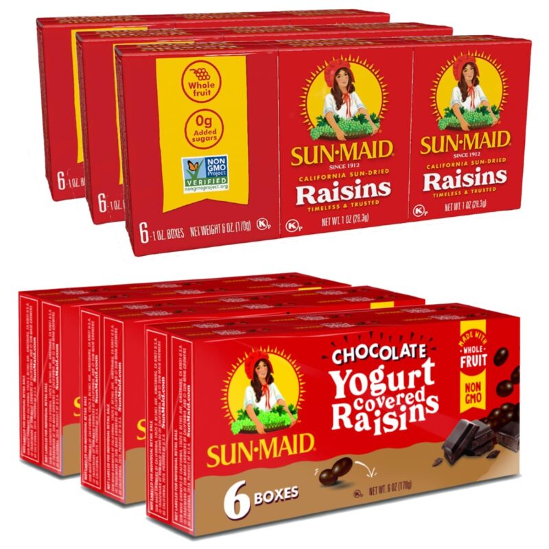 Sun-Maid Raisins nut-free snacks packs