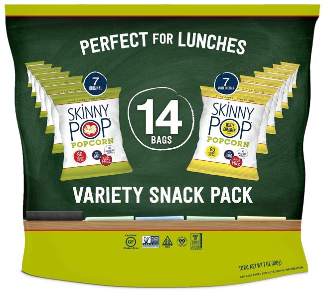 SkinnyPop Popcorn variety snack pack