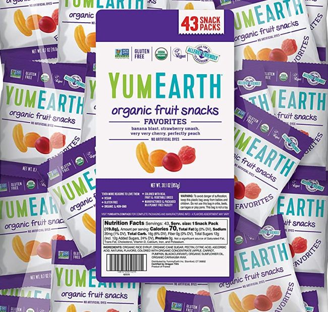 Nut-Free Snacks: YumEarth Fruit Snacks