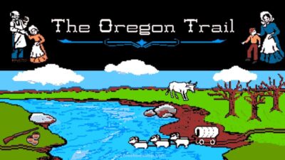 Screen shot of computer game Oregon Trail