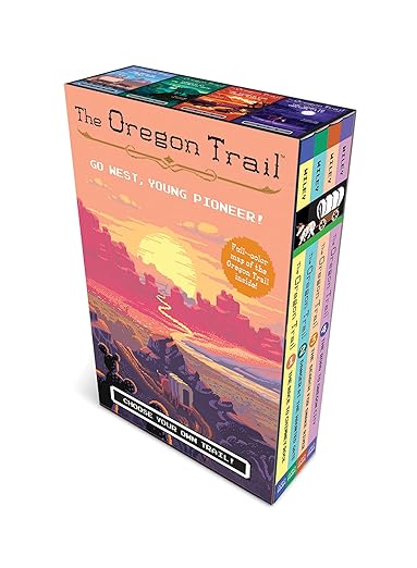 set of oregon trail books 