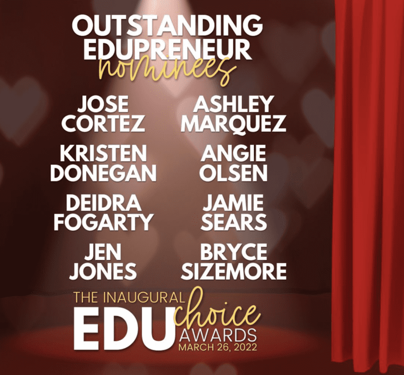 Outstanding Edupreneur nominees