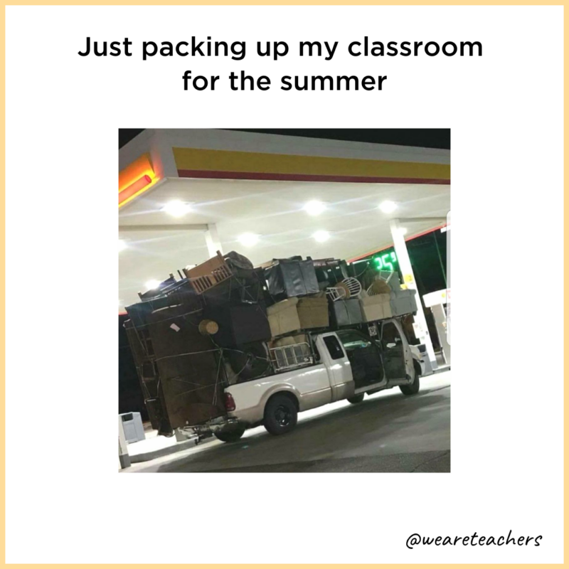 packing up the classroom end-of-the-school-year memes