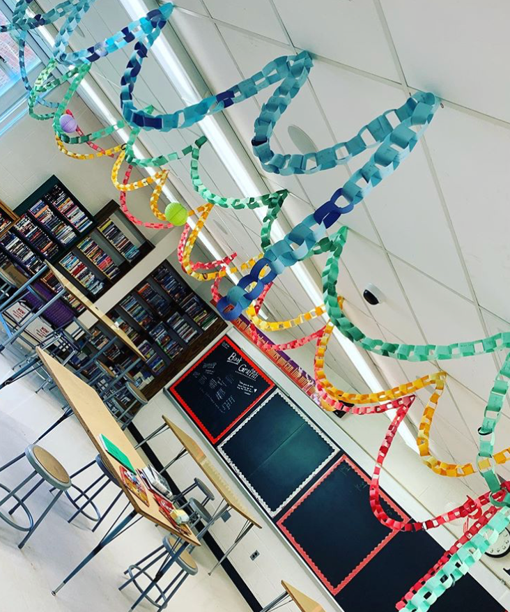 Screenshot example of a way to track classroom read aloud via paper chain