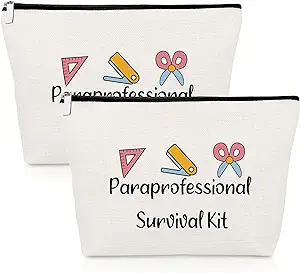 paraprofesional day gift survival kit bag