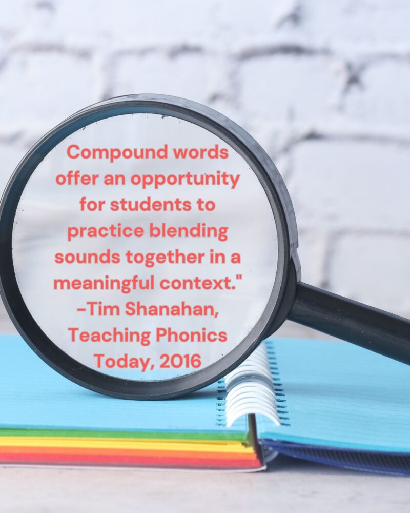 A quote from Tim Shanahan about practicing blending words together meaningfully 