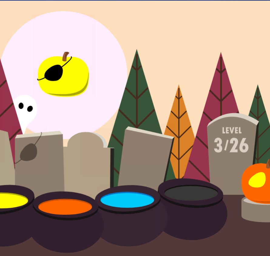 Screenshot from Boo! online game at PlayMath.org