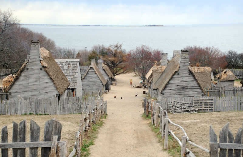 Plimoth Patuxet is a living museum in Plymouth, Massachusetts that shows the original settlement of the Plymouth Colony established in the 17th century by English colonists, some of whom later became known as Pilgrims, example of best family vacations