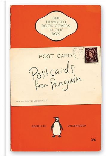 postcards of book covers from Penguin books